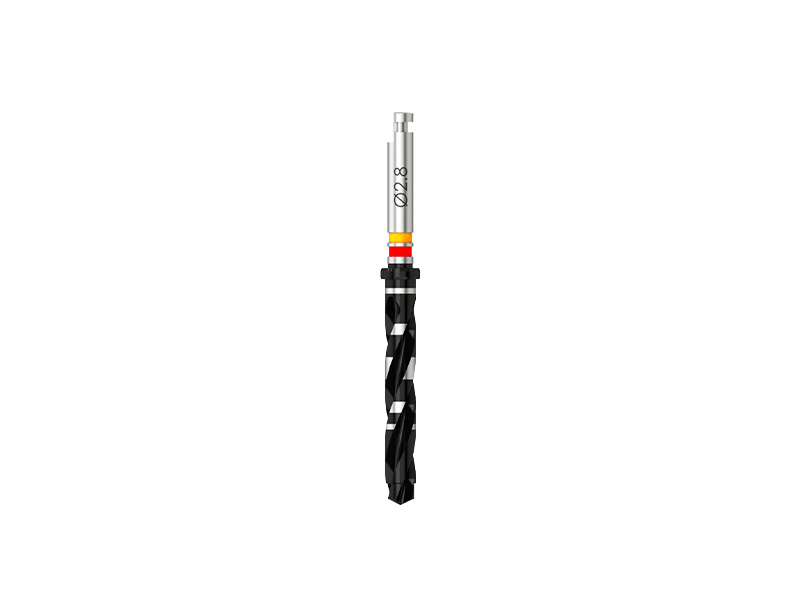 Microcone - Fraise pour corticale - court - D 2.5/2.8 (orange/rouge) - L 20