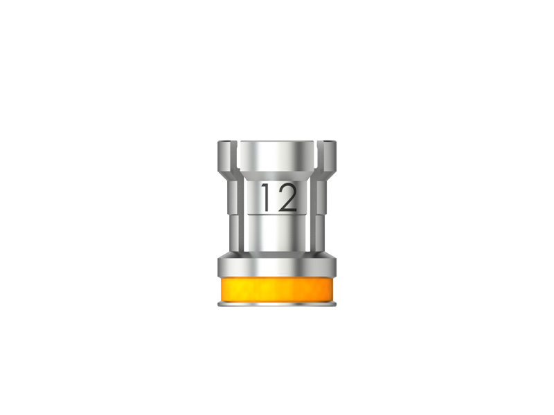 Microcone -Butée de profondeur pour Foret Standard / Foret cortical - D 2.5/2.8 (orange ) - L 5