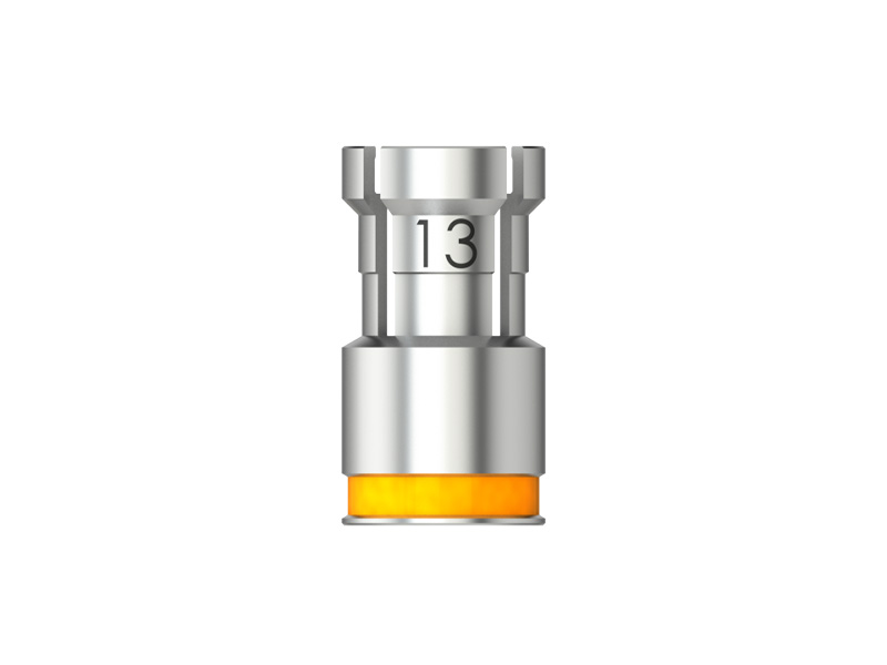 Microcone -Butée de profondeur pour Foret Standard / Foret cortical - D 2.5/2.8 (orange ) - L 7