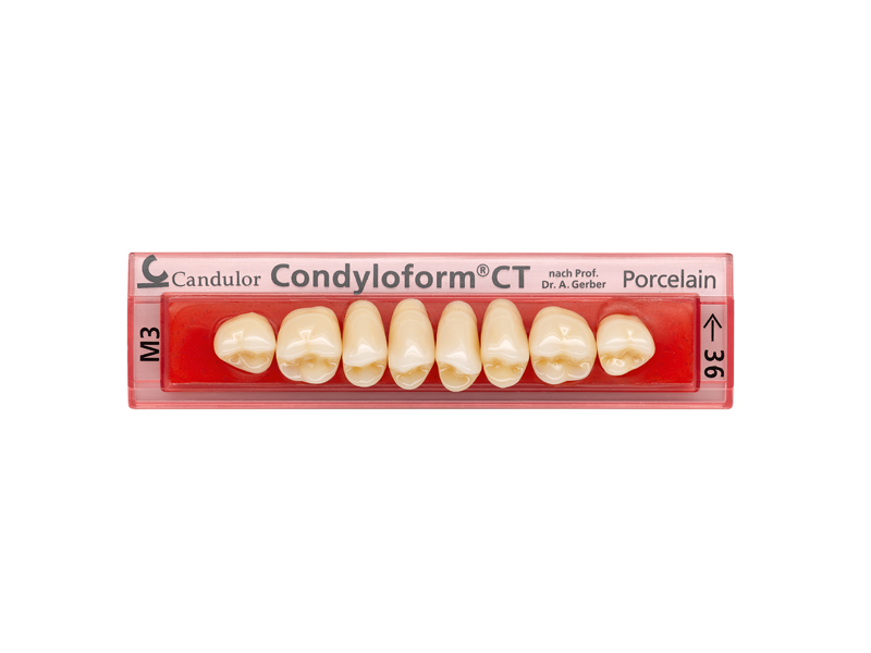 Dents postérieures Condyloform porcelaine S3/38+