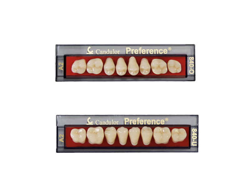 Dents postérieures Preference résine - Plaquette de 8 dents W3/880+