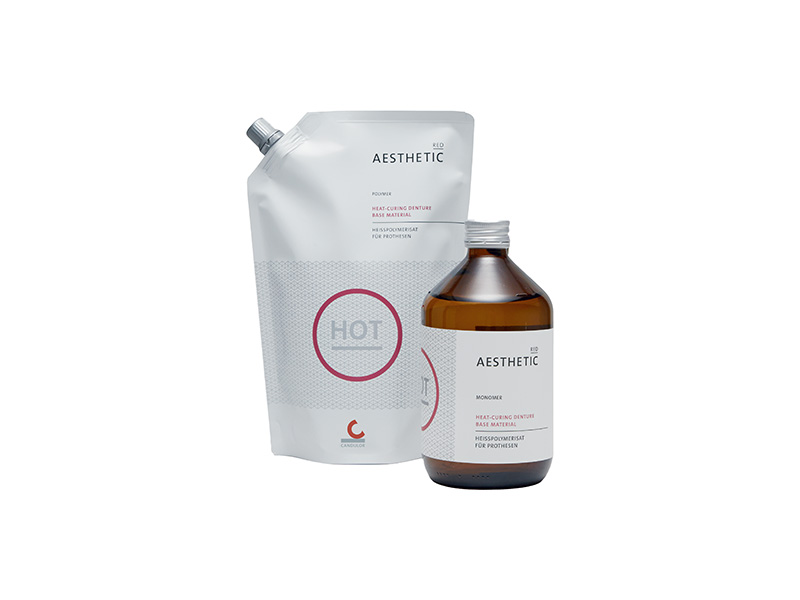 Résine Aesthetic Red monomère - 150 ml