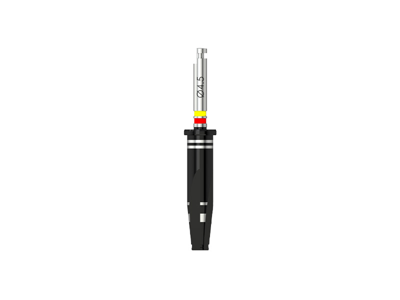 Microcone - Foret aléseur conique D 3.0/4.5 (jaune/rouge) pour implant D 4.5/3.5 - long