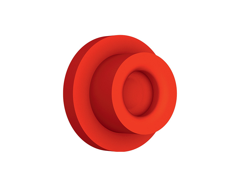 Matrice d'empreinte/fixation Optiloc rouge - Boîte de 4