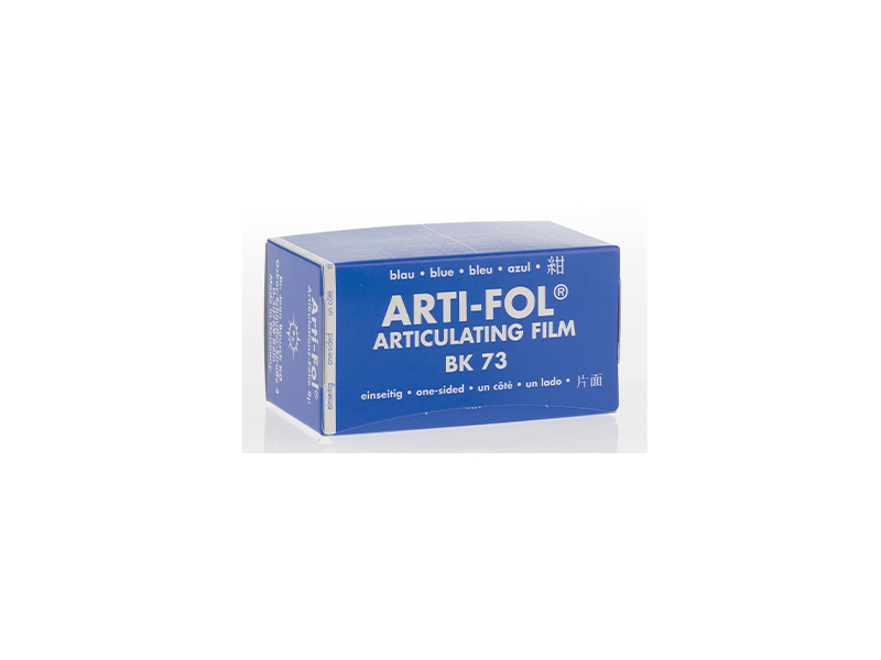 Feuille Arti-Fol Bausch monoface bleu BK73 8 µ largeur 75 mm - Rouleau de 20 m