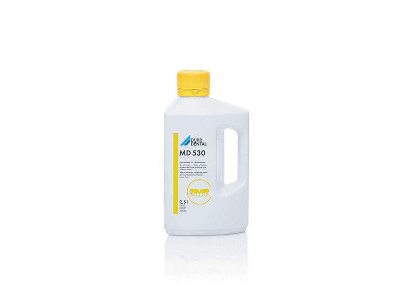MD 530 Dissolvant ciment et nettoyant de prothèses dentaires - 4 bidons de 2,5 l