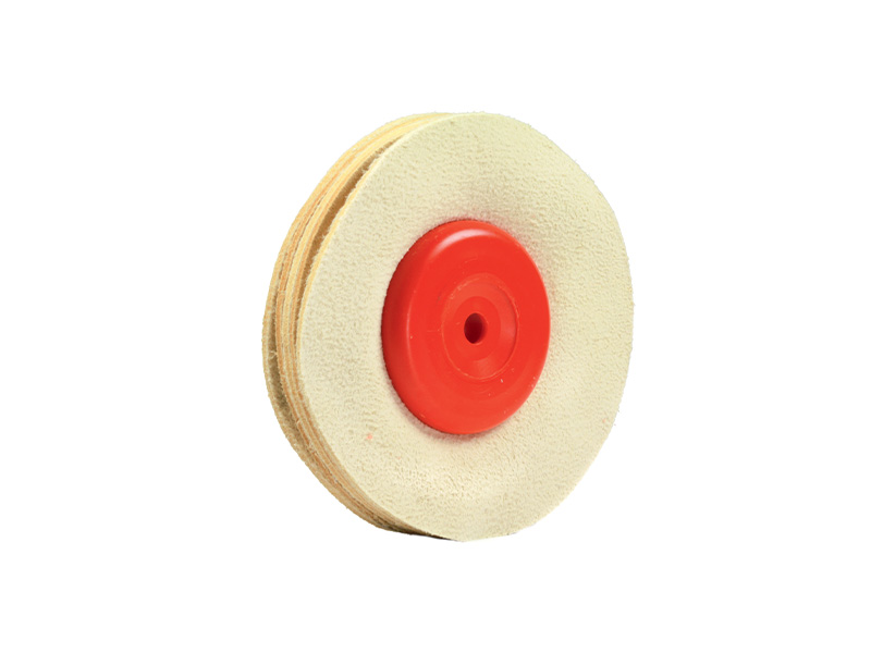 Disque en peau de chamois 5 Rangs - Ronde - ø80 mm - 1 Pièce