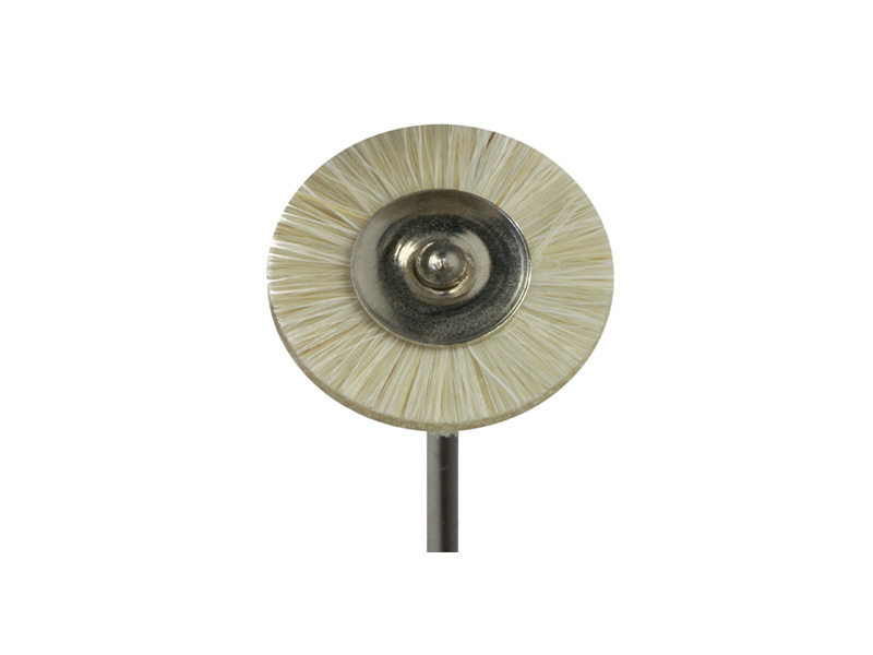 Brossette en Poil de chèvre PM double épaisseur  - Ronde - ø 19 mm - 12 Pièces