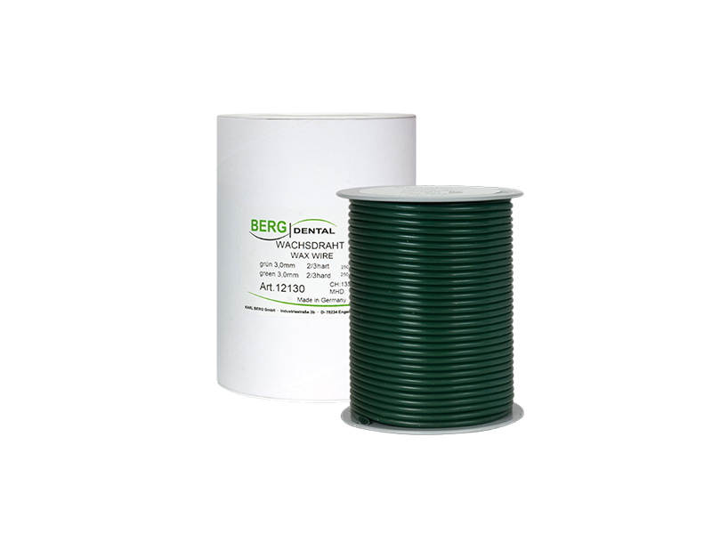 Fil de cire en bobine vert semi dur ø 2,50 mm - 250 g
