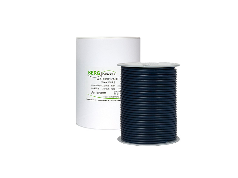 Fil de cire en bobine bleu dur ø 4,00 mm - 250 g