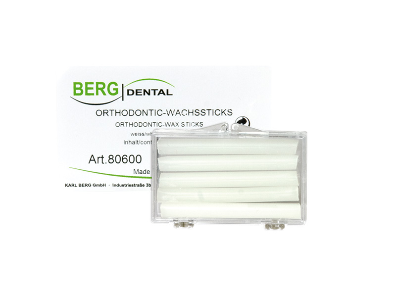 Orthodontic bâtonnets en cire blanche ø 5 mm - Boîte de 5 pièces