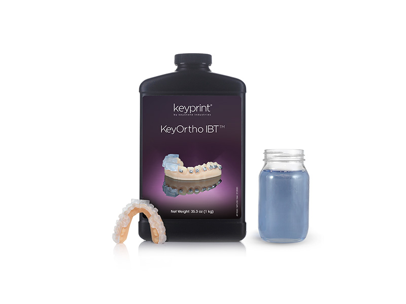 Résine 3D KeyOrthoIBT - plateaux de transfert orthodonthiques - 1 kg