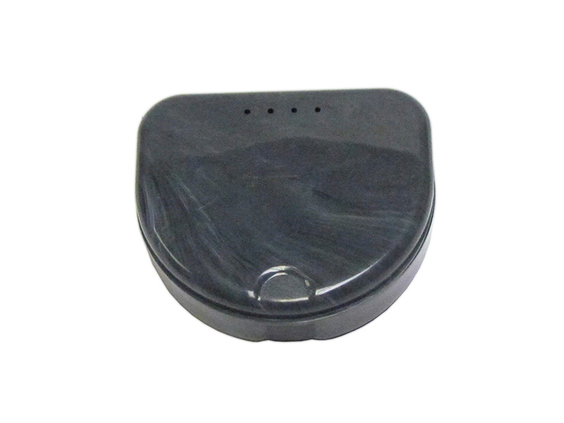 Boites Ortho laquées - Marbré Blanc/Noir - 120 pièces