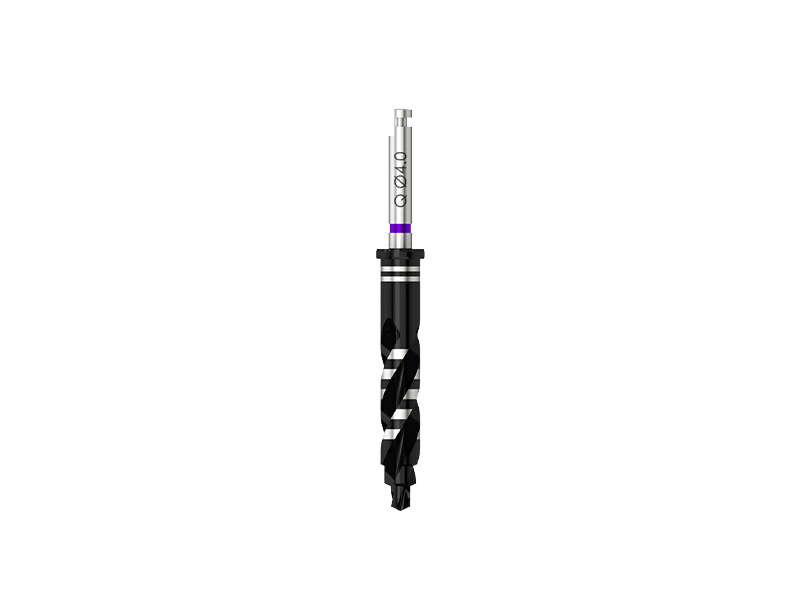 Quattrocone - Foret standard D 2.0/3.2/4.0 (violet) pour implant D 4.3 - long