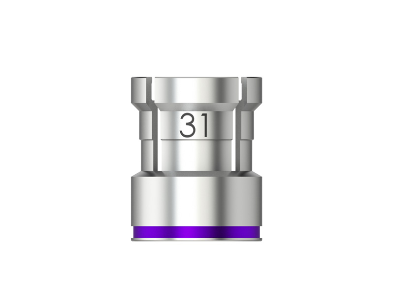 Quattrocone - Butée de profondeur pour Foret Standard / Foret cortical - D 4.0/4.1 (violet) - L 6
