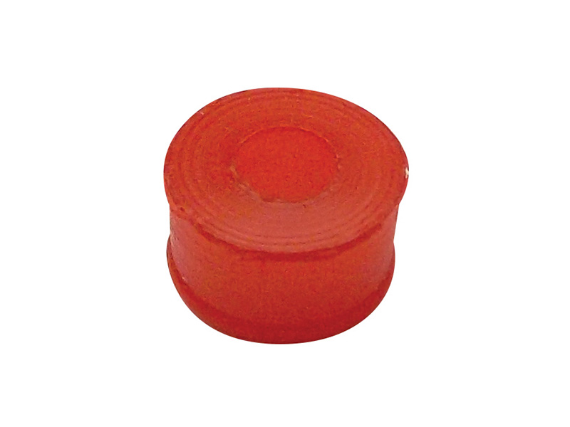Microclip - Gaine plastique rouge - Sachet de 4