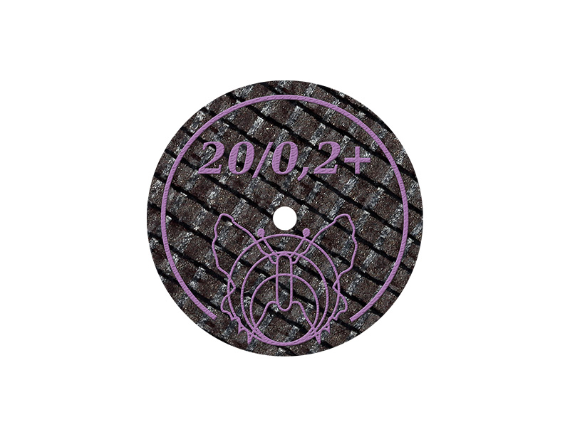 Disques à séparer la céramique en diamant - ø 20 mm x 0,25 mm - 10 Pièces