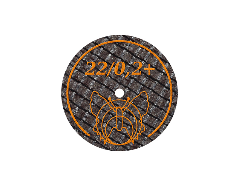 Disque à tronçonner métaux précieux/non précieux - ø 22 mm x 0,25 mm - 20 Pièces