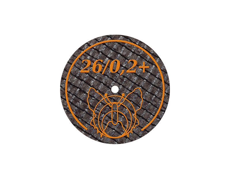 Disque à tronçonner métaux précieux/non précieux - ø 26 mm x 0,25 mm - 20 Pièces