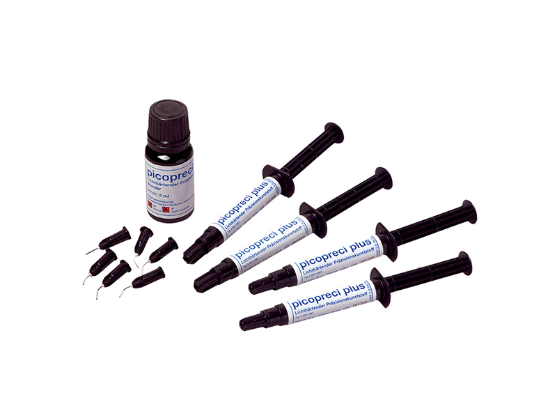 Picopreci plus résine de précision uv transparent - 5 x 3 g et 20 canules