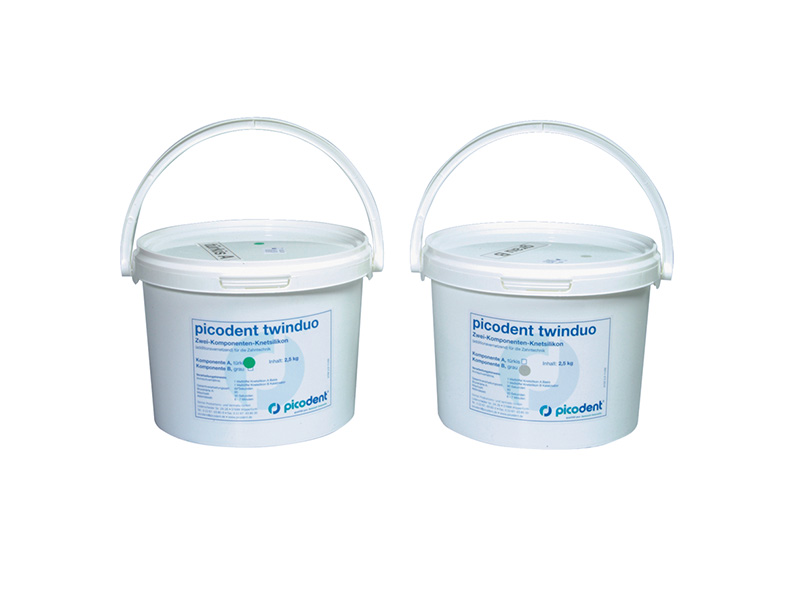 Twinduo silicone à pétrir 2 x 2,5 kg