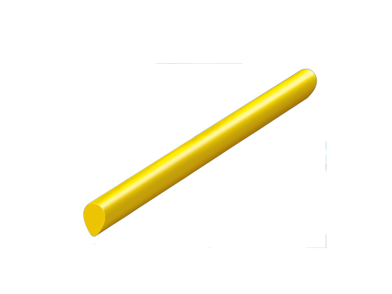 Bar-Connector - Barre en goutte d'eau jaune en résine calcinable - boite de 6