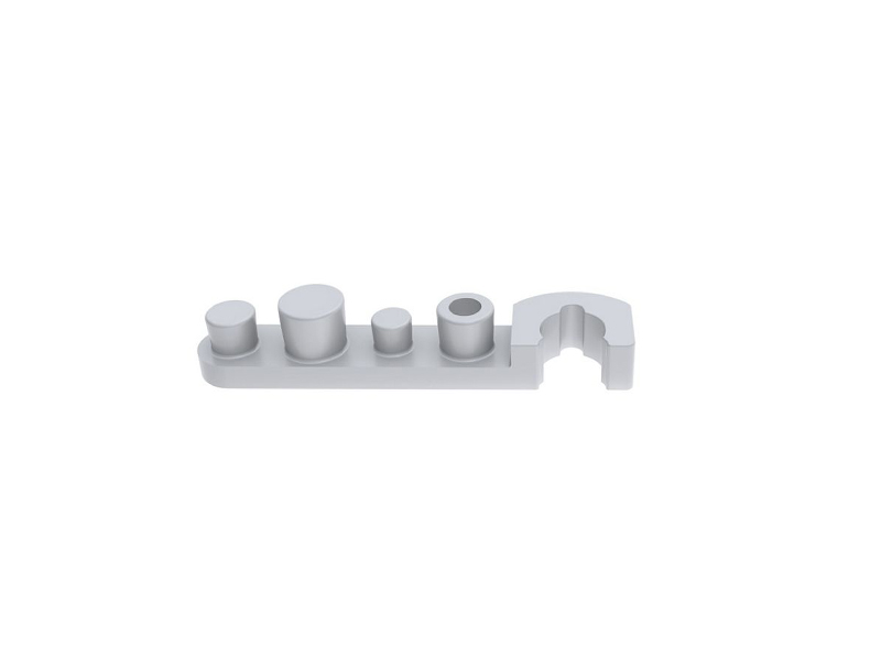 MedentiWINGS - droit - unilatéral - long - Ø 3.7 mm