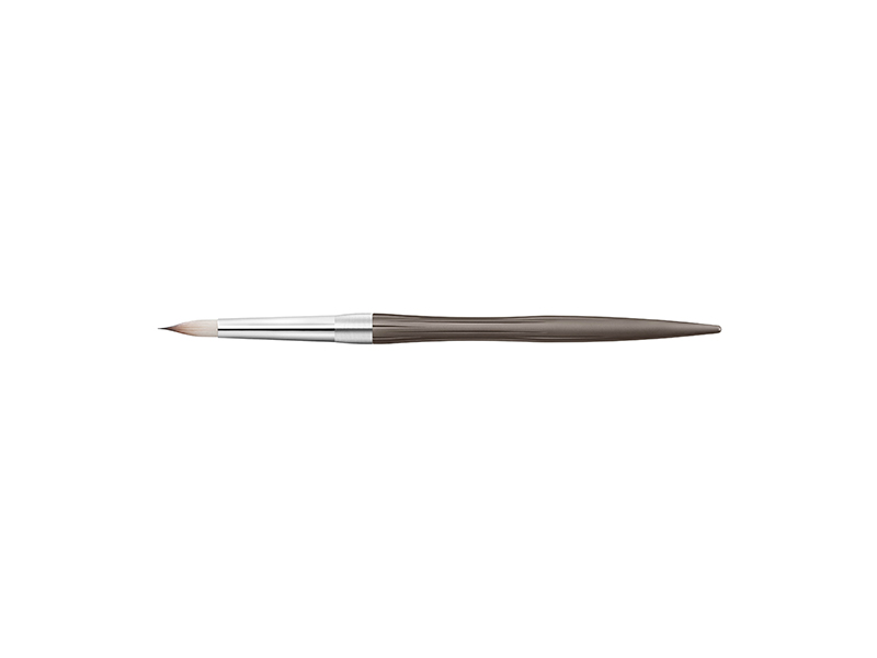 RSPCT Build-Up Pinceau #8R Monté sur un manche en aluminium WAVE #CAFÉNOIR – 002 (4500-RSPCT-8R-CAF)