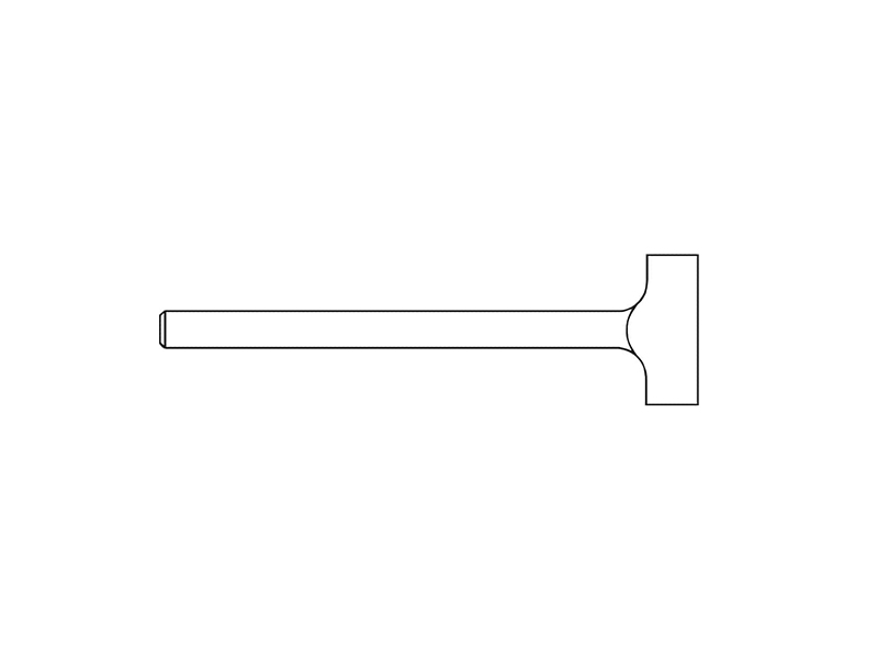 Tige de parallélomètre macro (barre rigide) - Système Dolder® (070144) Tige de parallélomètre macro (barre rigide) - Système Dolder® (070144)