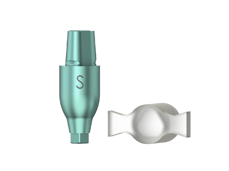 S Série - Transfert d'empreinte porte-empreinte fermé - coiffe de positionnement incluse - D 3.5/4.0 (turquoise)
